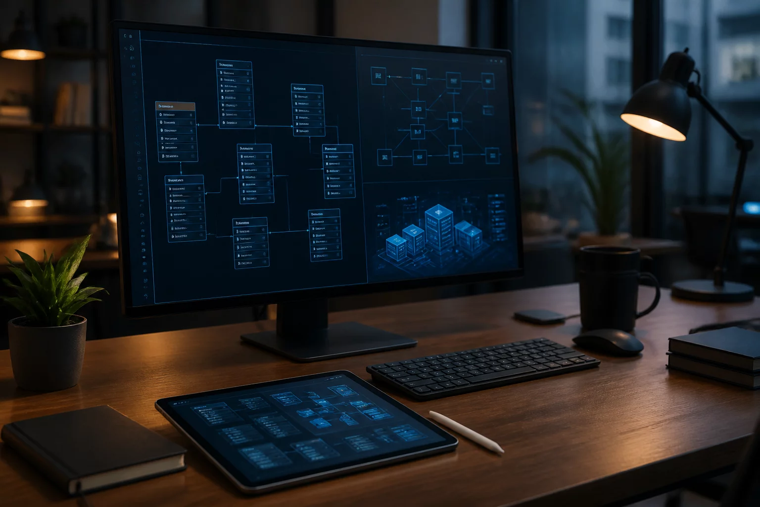 Database architecture planning and data structural intent