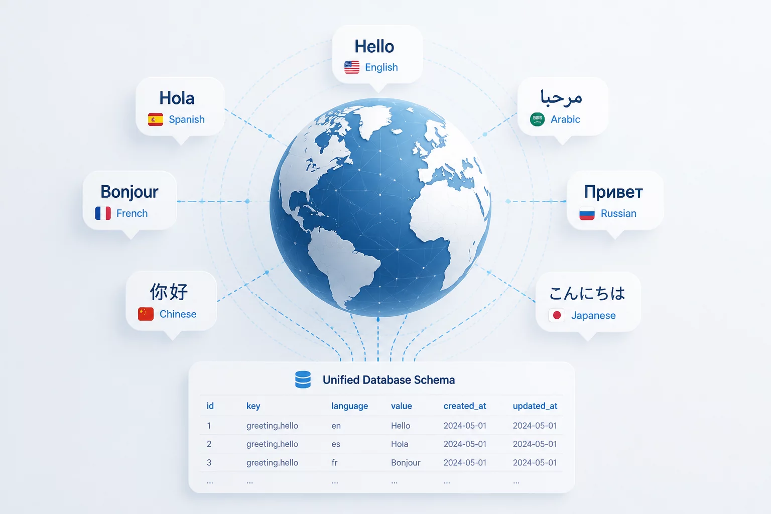 Localization String Schema Diagram